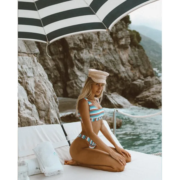 Coastal Striped Bikini Set