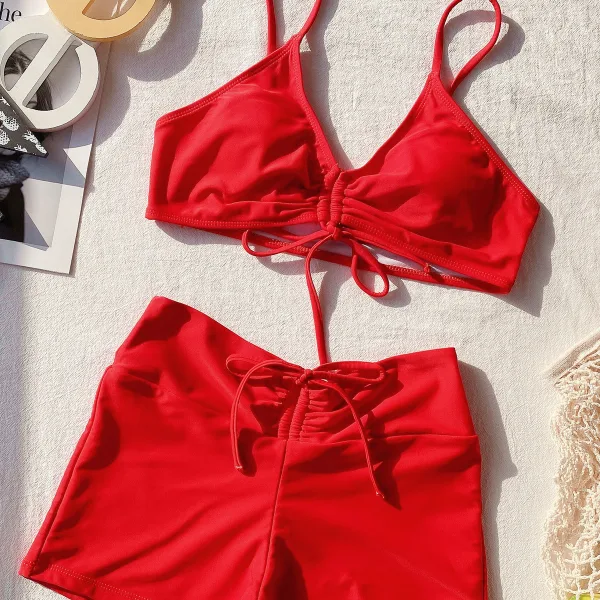 Classic High-Waist Bikini Set