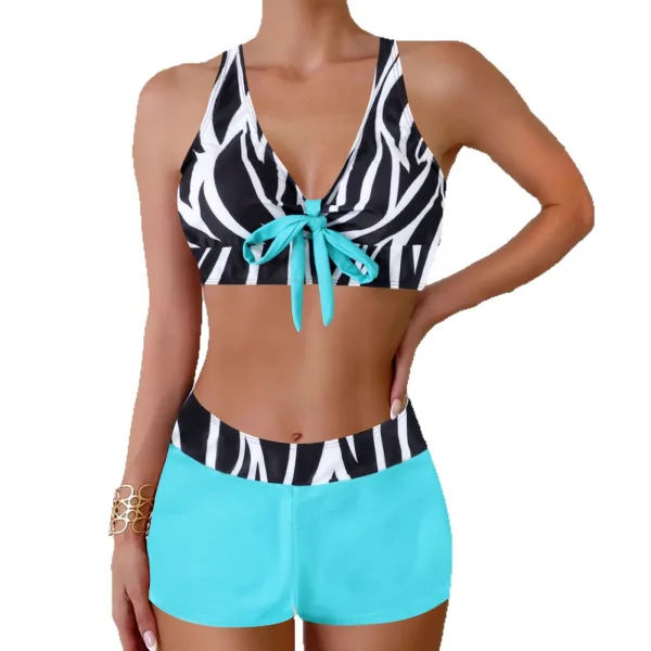 Essential Two-Piece Boxer Bikini Set