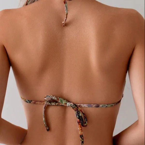 Luna Metal-Clasp Two-Piece Bikini