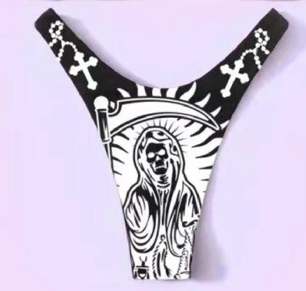 Midnight Edge Two-Piece Bikini Set