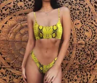 Snake Pattern Yellow