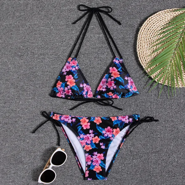 Botanical Print Two-Piece Bikini Set