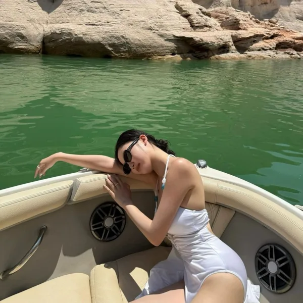Luna Open-Back One-Piece Swimsuit