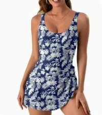 Blue And White Flowers