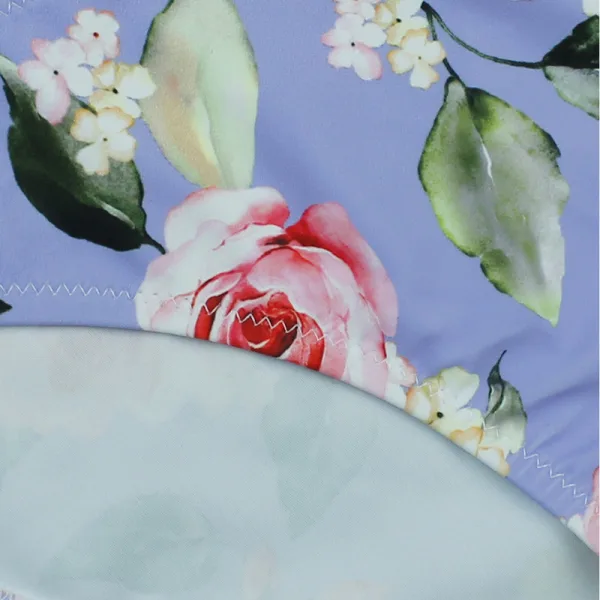Floral High-Waist Bikini Set