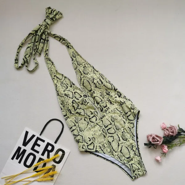 Classic Solid One-Piece Swimsuit