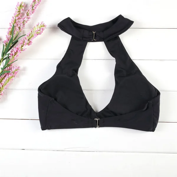 Luna High-Waist Bikini Set with Cut-Out Detail