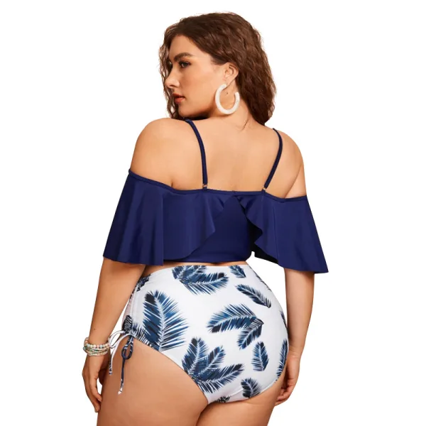 Astra One-Shoulder Ruffled Bikini Set