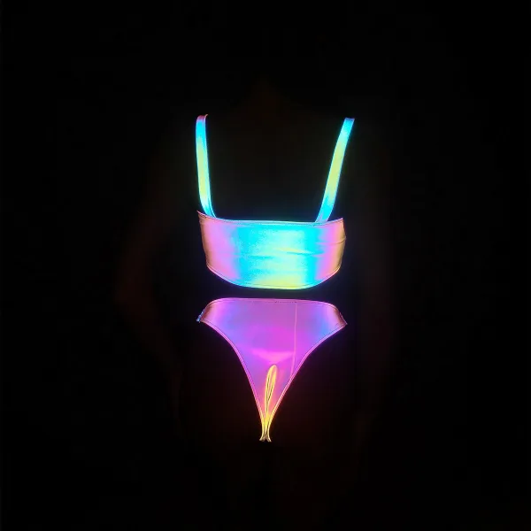Reflective Dazzle Bikini Set