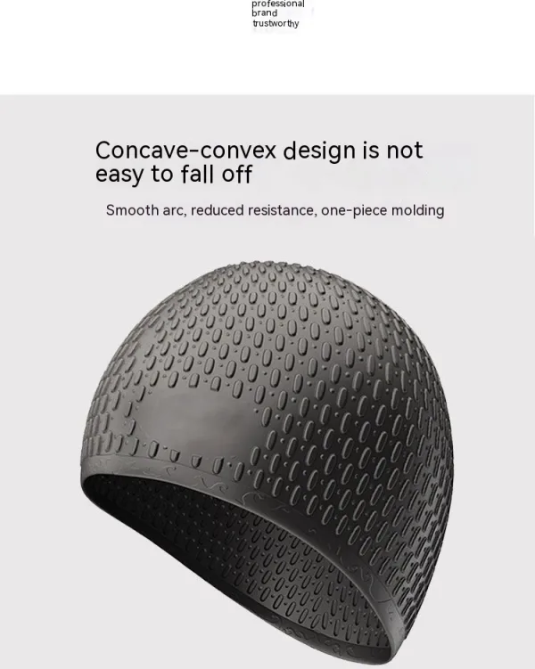 Silicone Water Drop Swim Cap