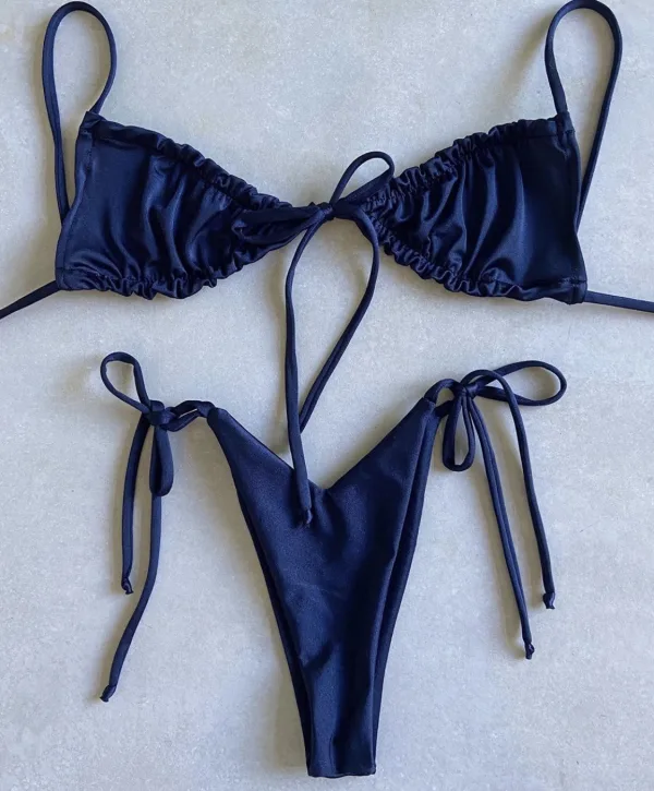 Minimalist Strappy Bikini Set