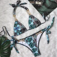 Snake Print Split