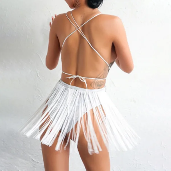 Fringed Sling Bikini Set