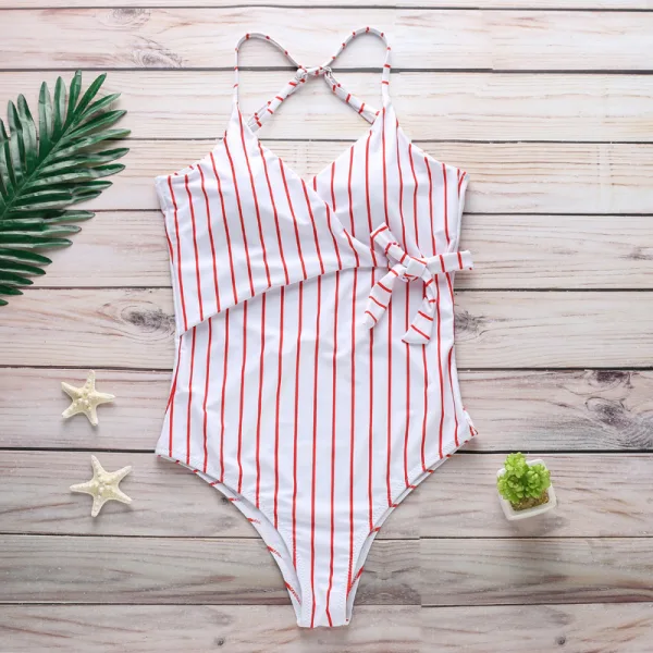 Verona Vertical Ribbed One-Piece Swimsuit
