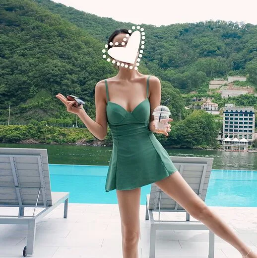 Luna Split-Leg One-Piece Swimsuit