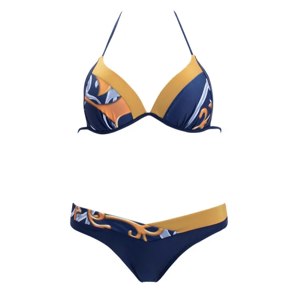 S22 Printed Two-Piece Bikini Set