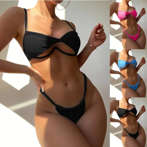 Twist-Front One-Piece Swimsuit
