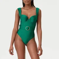 Double Shoulder Swimsuit