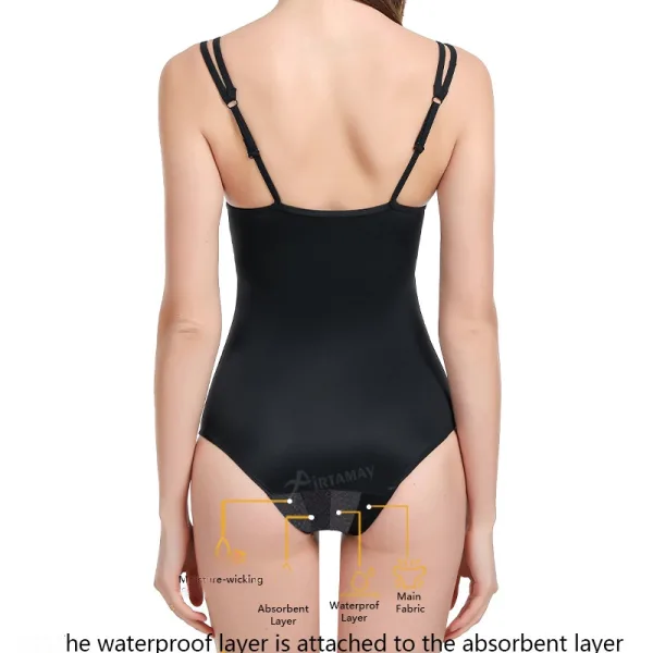 Athletic Two-Strap One-Piece Swimsuit