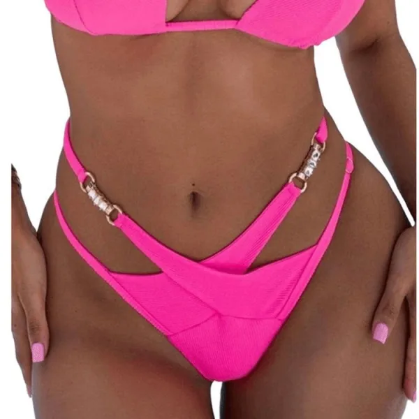 Crystal Embellished Bikini Set