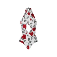 Y326 Red Rose Swimsuit
