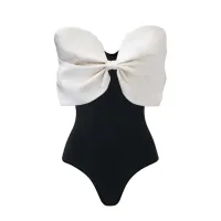 Tube Top Bow Swimsuit