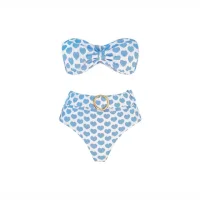 Blue Split Swimsuit