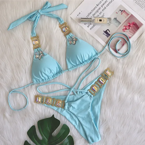 Retro Bandage One-Piece Swimsuit