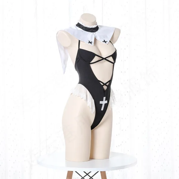 Lace Backless One-Piece Bodysuit