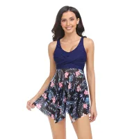Purplish Blue Gauze Skirt