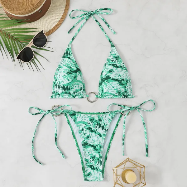 Minimalist Thong Bikini Set