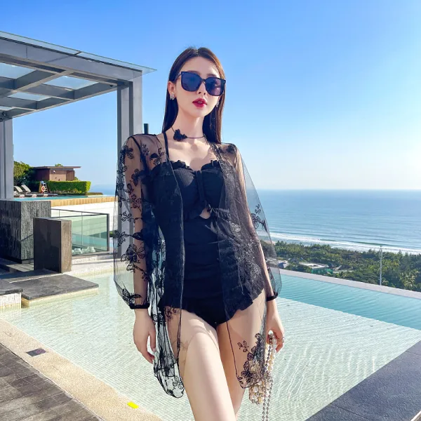 Sereia Long-Sleeve One-Piece Swimsuit