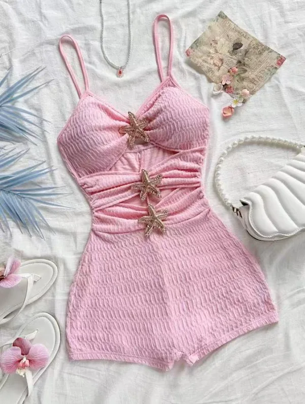 Sea Star Ruffled One-Piece Swimsuit