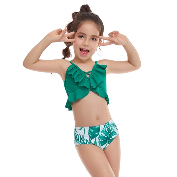 Ruffled Two-Piece Bikini Set