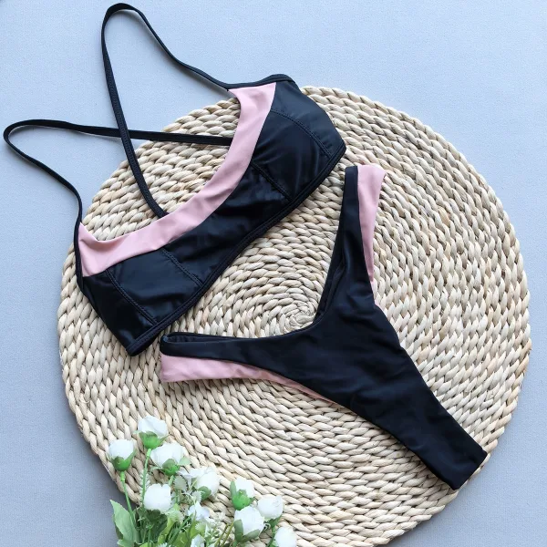 Astra Patchwork Two-Piece Bikini