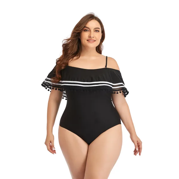 Classic Solid One-Piece Swimsuit