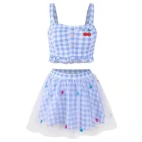 Blue And White Check