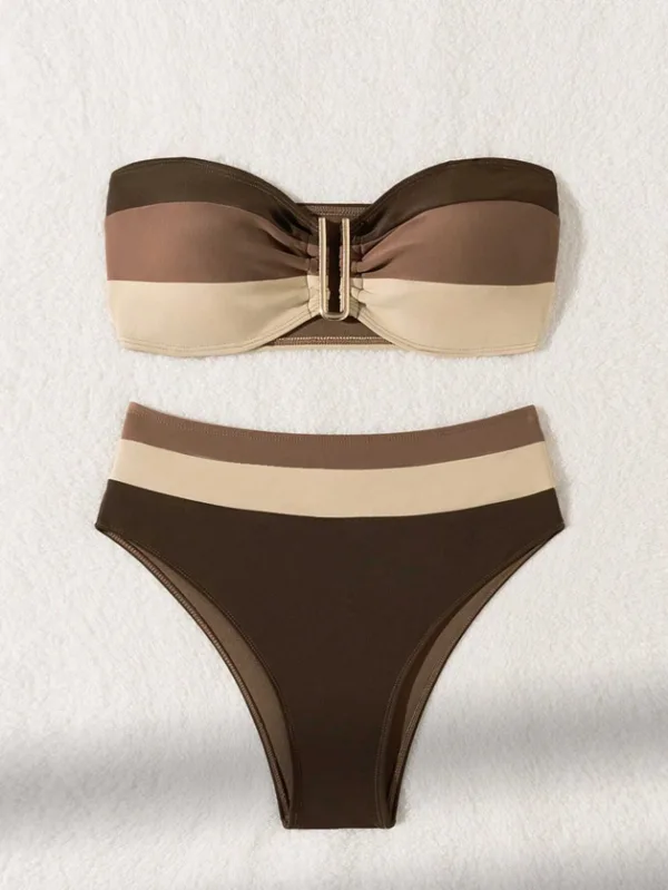 Coastal Two-Piece Swimsuit in Classic Design