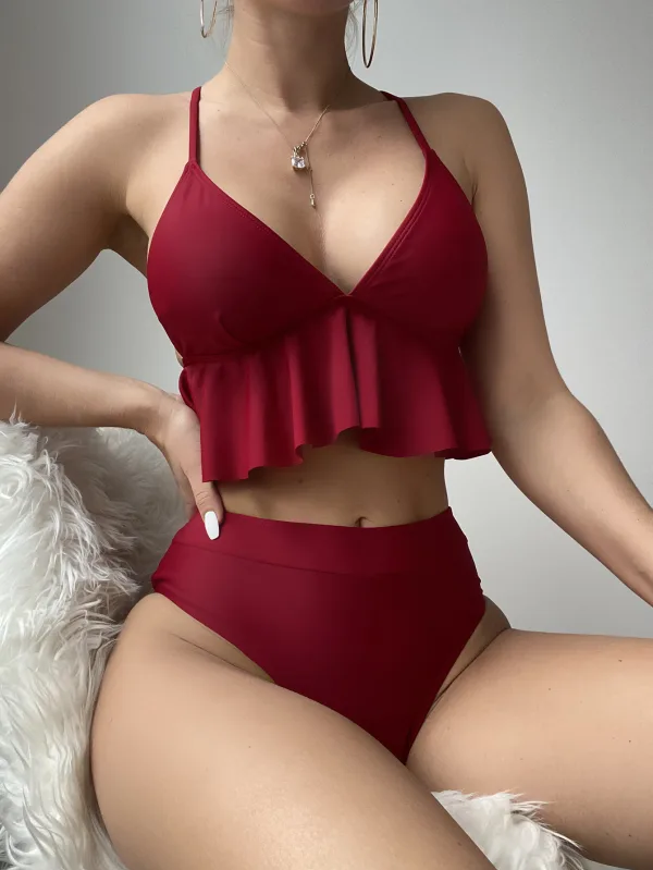 Classic Solid Bikini Set