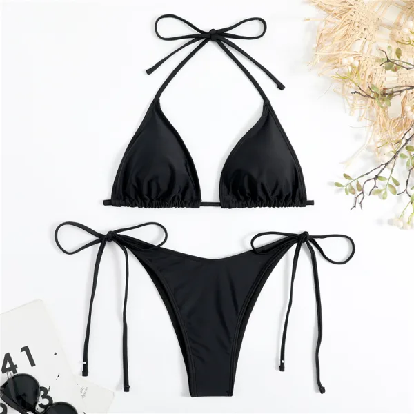 Minimalist Triangle Bikini Set