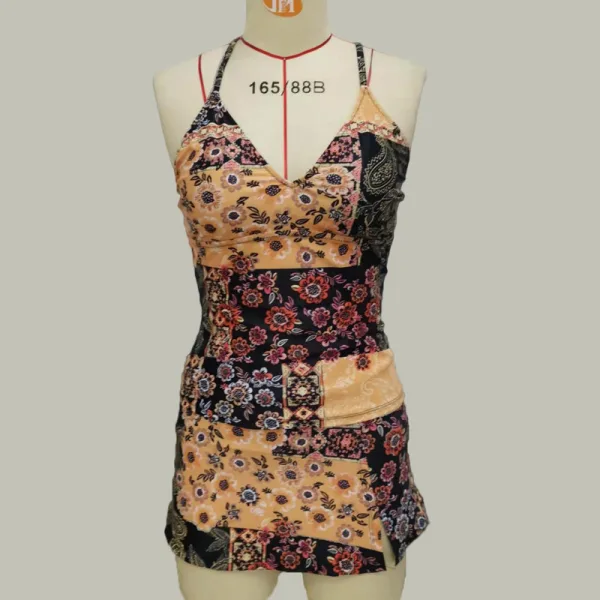Floral Halter Bikini Set