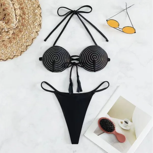 Astra Backless Bandage Bikini Set