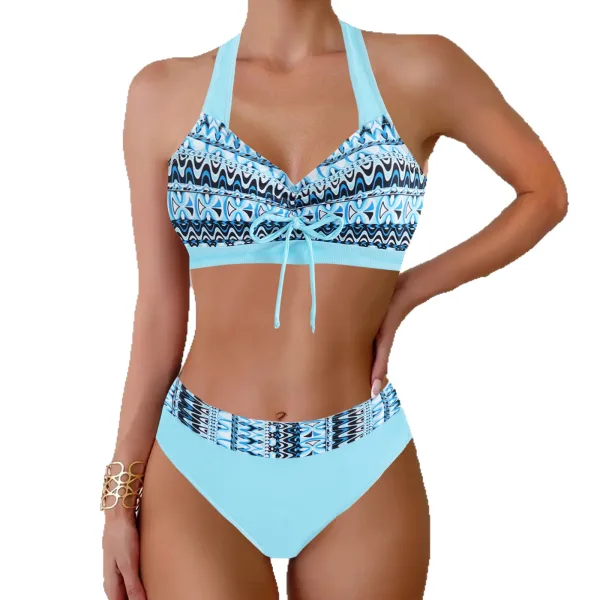Printed Two-Piece Bikini Set