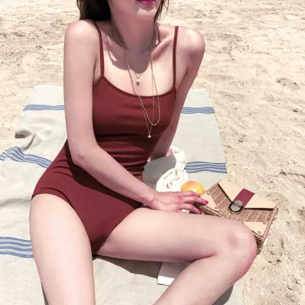 Bandeau Backless One-Piece Swimsuit