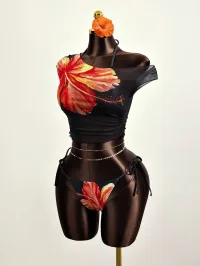 Printed Black