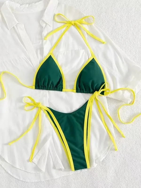 Minimalist Triangle Bikini Set