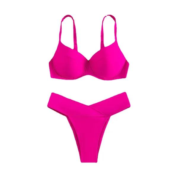 Minimalist Solid Bikini Set