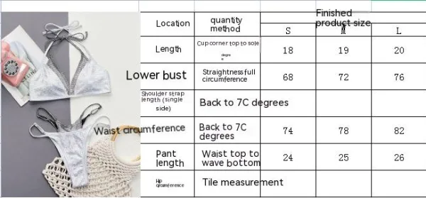 Metallic Layered Bikini Set