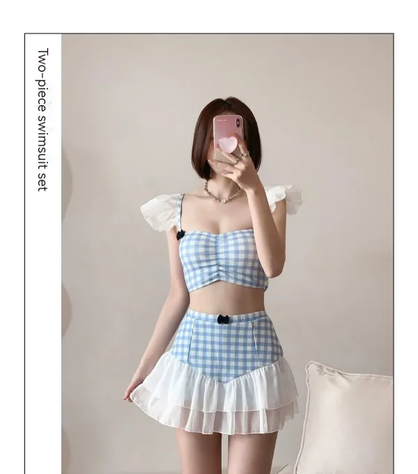 Celeste Two-Piece Skirted Bikini Set